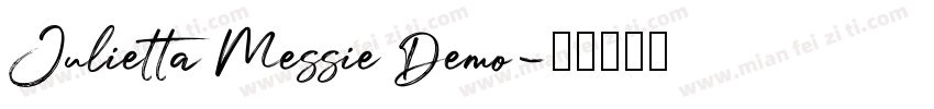 Julietta Messie Demo字体转换